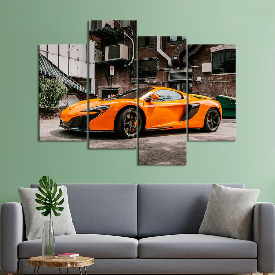 Картина Автомобиль Стильное авто McLaren 650S 89x56 см (A1185-4)