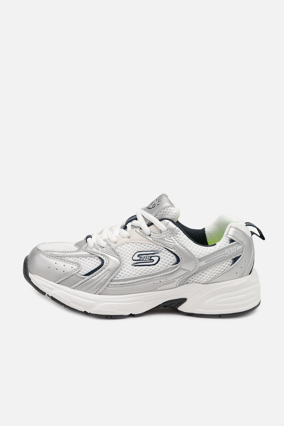 Кроссовки женские на плоской подошве р. 38 Белый (SKT001030729)