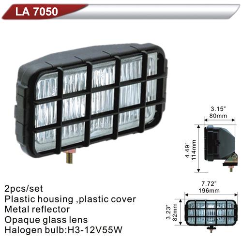 Фара дополнительная DLAA 7050-W H3-12V-55W 196х82 мм (37911)
