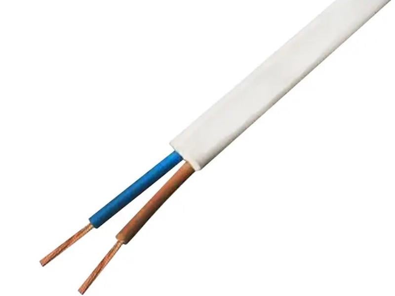 Кабель ПВС 2х0,75 мм² 1 м Белый (5050)