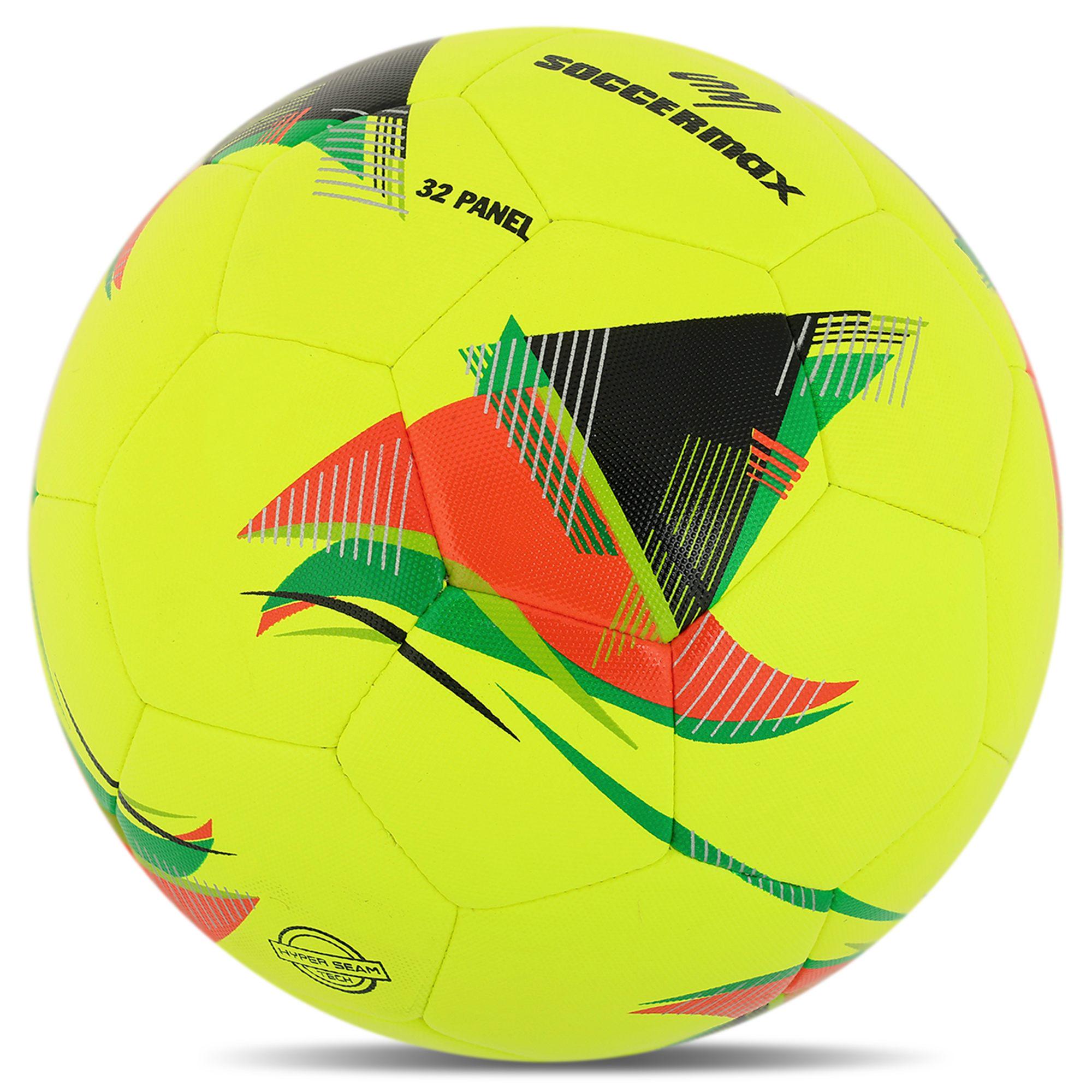 Мяч футбольный ламинированный SOCCERMAX HYBRID FB-4216 гибридная сшивка PU №5 Желтый (FB-4216_Желтый) - фото 3 Мяч футбольный ламинированный SOCCERMAX HYBRID FB-4216 гибридная сшивка PU №5 Желтый (FB-4216_Желтый) - фото 3