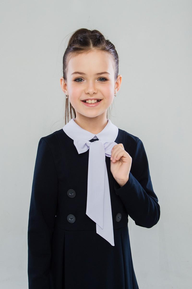 Платье для девочки Линея школьное 122 см Черный - фото 3