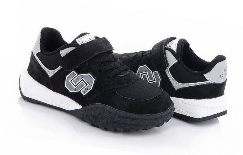 Кроссовки для мальчиков 705 г. 34 Черно-белый