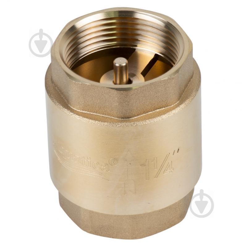 Клапан зворотній F1 1/4"×F1 1/4" (латунь) euro 410г AQUATICA (779656)