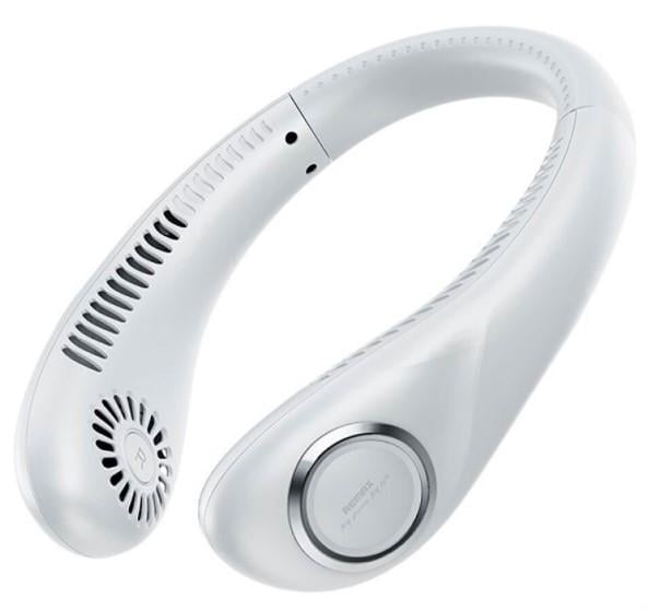 Вентилятор на шию портативний Neck Cooler з акумулятором 4000 mAh Білий (23645db3) - фото 1