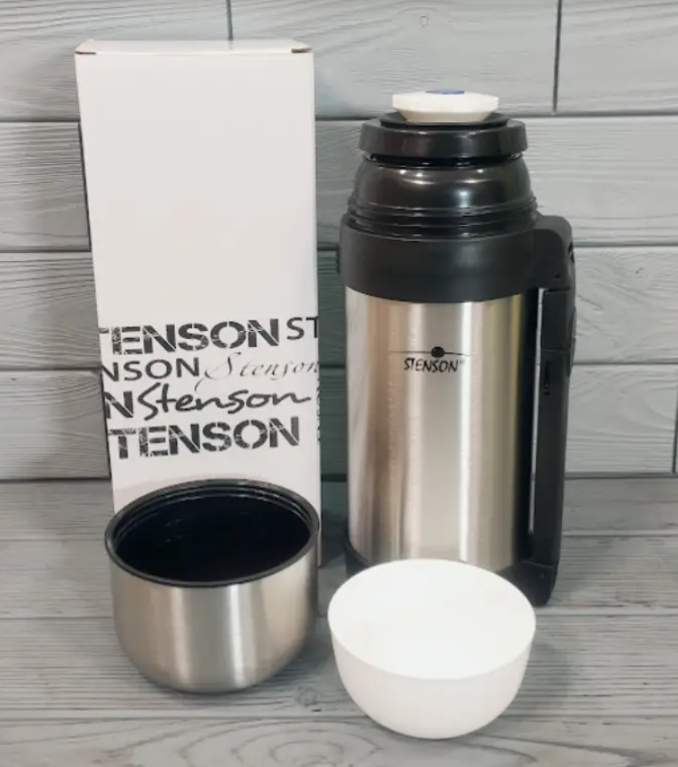 Термос харчовий/питний Stenson MT-0273 2в1 1200 мл з нержавіючої сталі - фото 3 Термос харчовий/питний Stenson MT-0273 2в1 1200 мл з нержавіючої сталі - фото 3