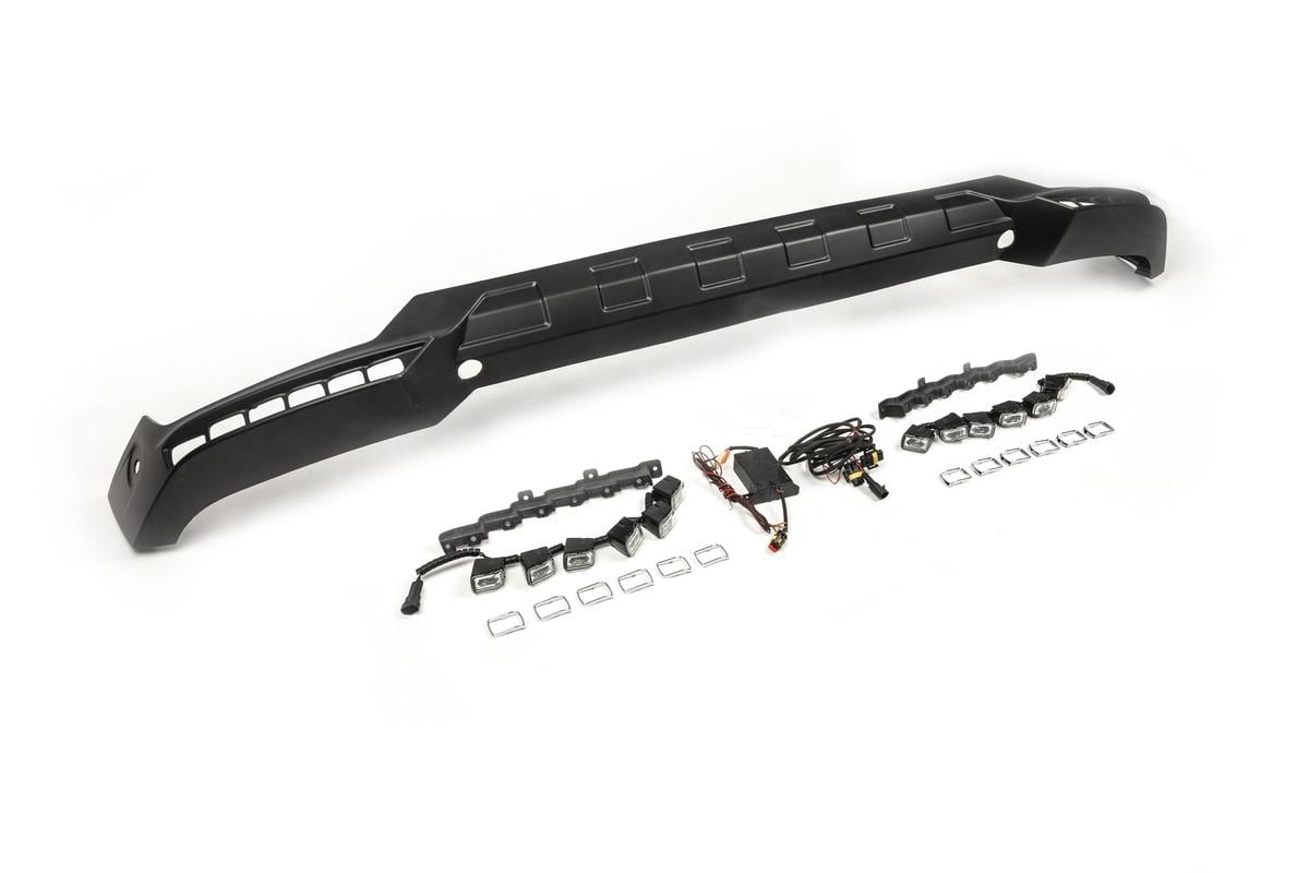 Накладка на передний бампер BRBS GBT для Mercedes G сlass W463 1990-2018 гг. разные материалы