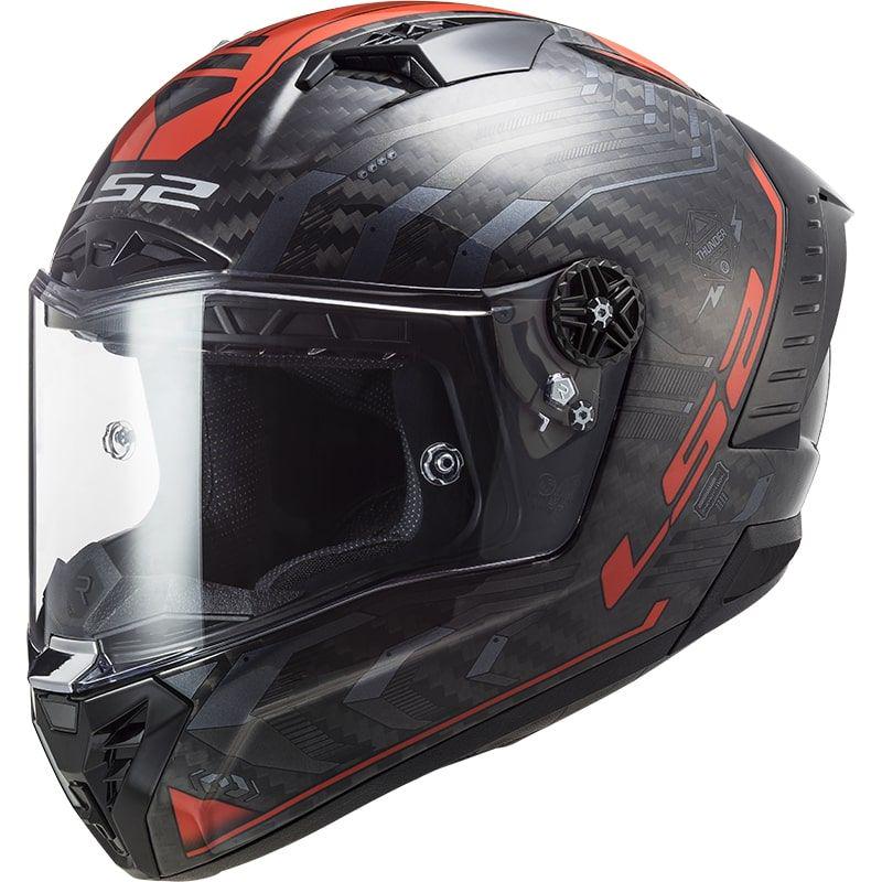 Мотошолом LS2 FF805 Thunder C Sputnik L Gloss Metal/Red (26173)