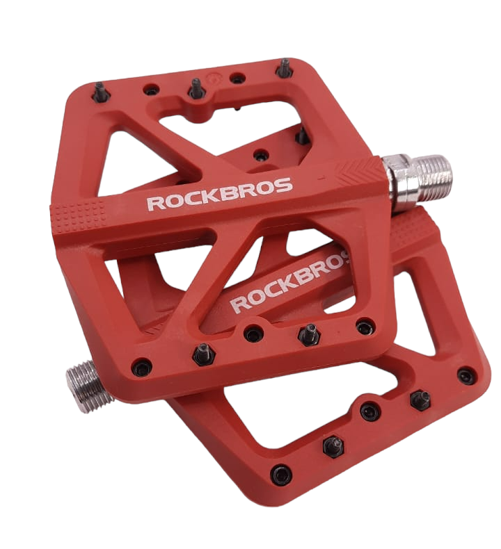 Педалі нейлонові Rockbros M906 на промислових підшипниках Червоний (RB-M906-4006) - фото 5