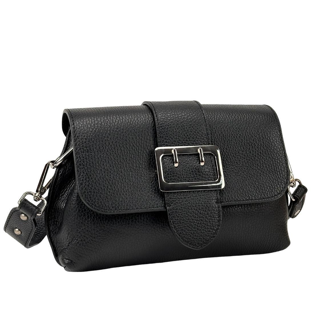Жіноча сумка Royal Bag F-IT-98105A шкіряна Чорний (7442)