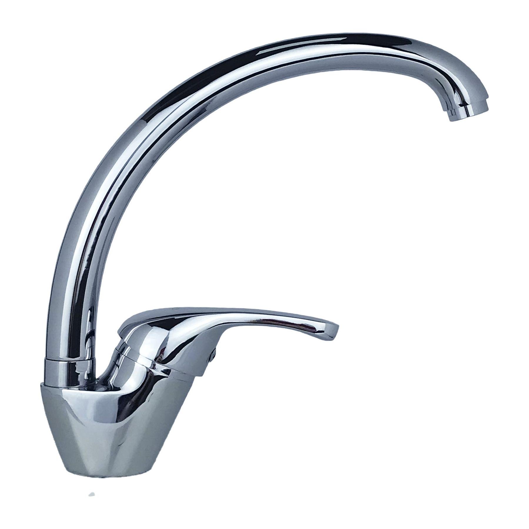 Смеситель для кухни Globus Lux Solly GLSO-203S 000009292 однорычажный Хром (108422)