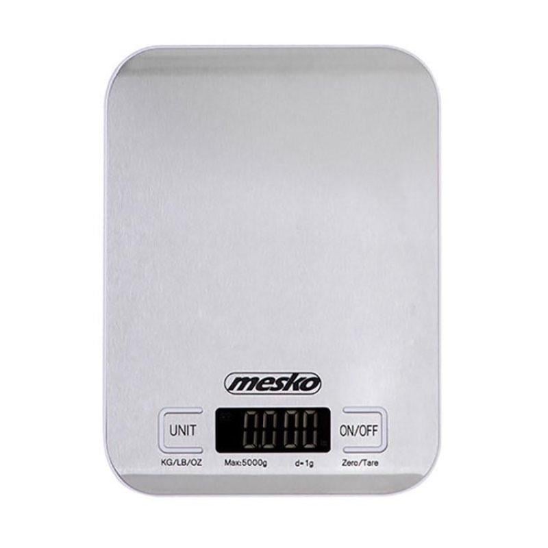Ваги кухонні електронні Mesko MS 3169 металеві 5 кг White (5051)