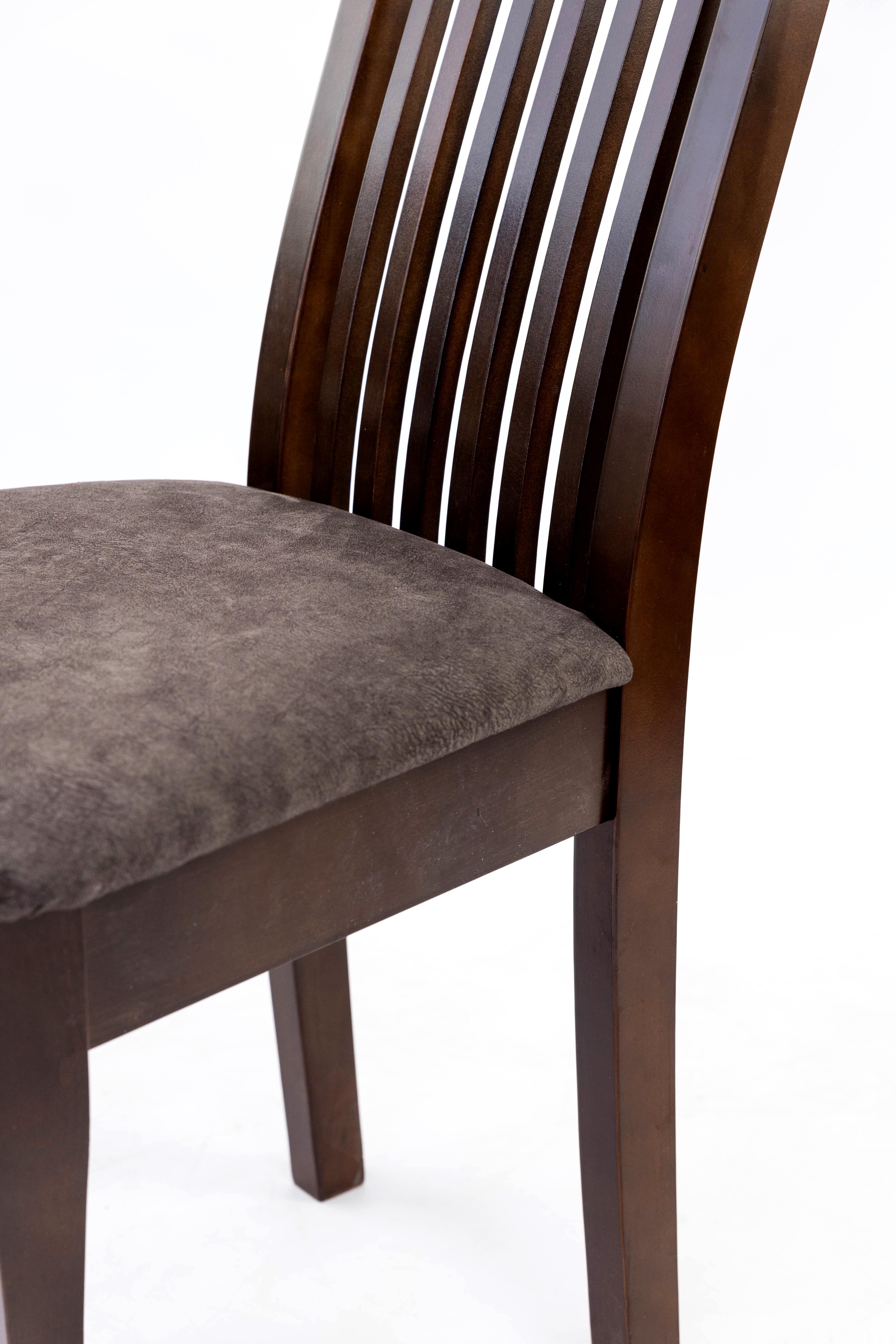 Стілець для кухні та вітальні УЛЬТРА Жасмін 440х1015х440 мм Горіх темний/Вавілон (GAА0053938) - фото 4 Стілець для кухні та вітальні УЛЬТРА Жасмін 440х1015х440 мм Горіх темний/Вавілон (GAА0053938) - фото 4