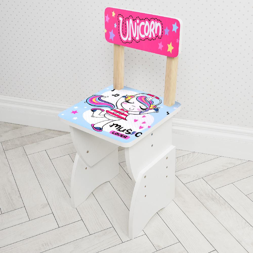 Парта Bambi Единорог Голубой/Розовый (63-75-905-51) - фото 4 Парта Bambi Единорог Голубой/Розовый (63-75-905-51) - фото 4