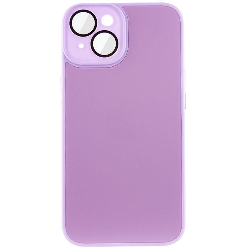 Противоударный Чехол TPU+Glass Sapphire Midnight для Apple iPhone 14 (6.1") Сиреневый / Lilac