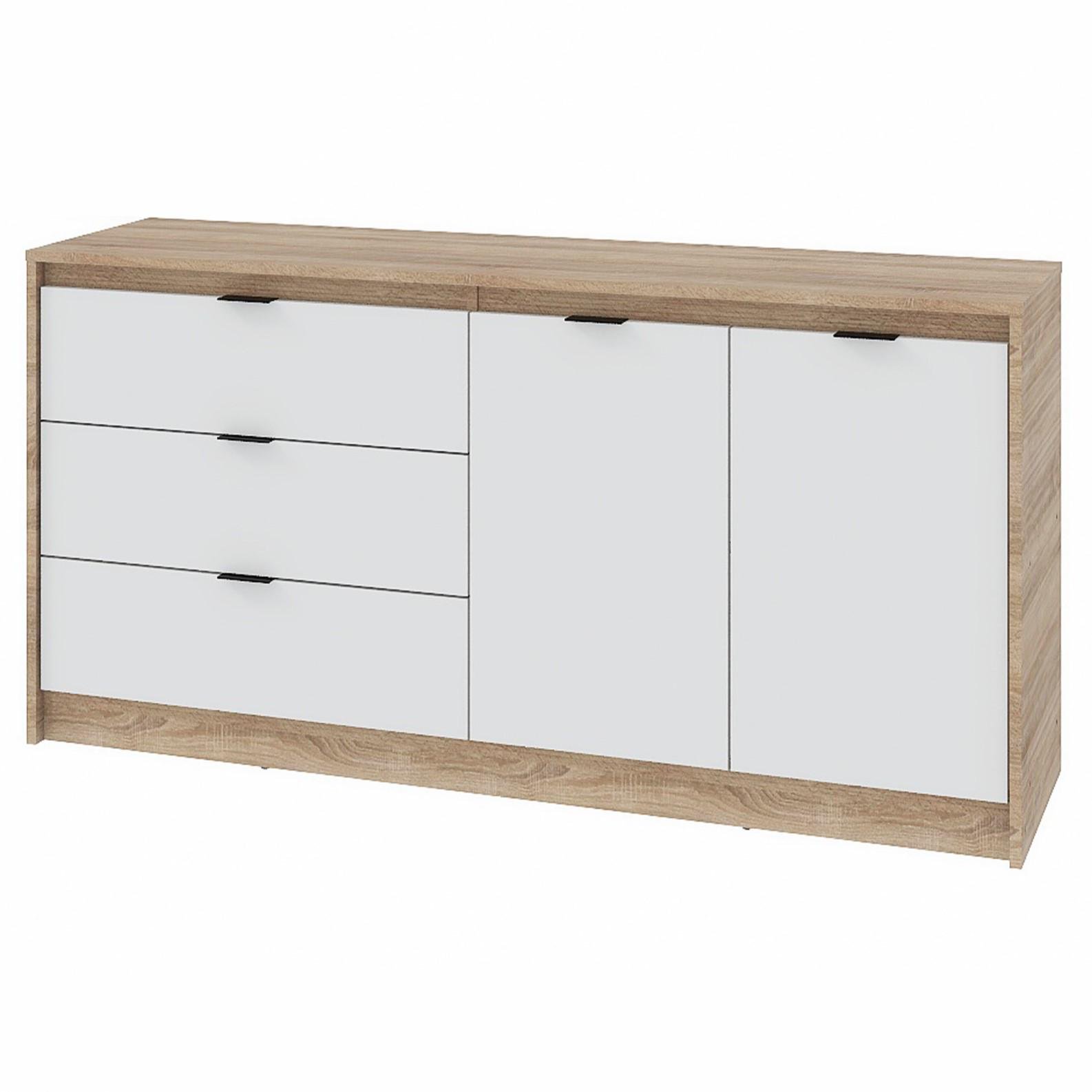 Комод Everest Сити 1500 1502х380х746 мм Сонома/Белый (11415) Комод Everest Сити 1500 1502х380х746 мм Сонома/Белый (11415)