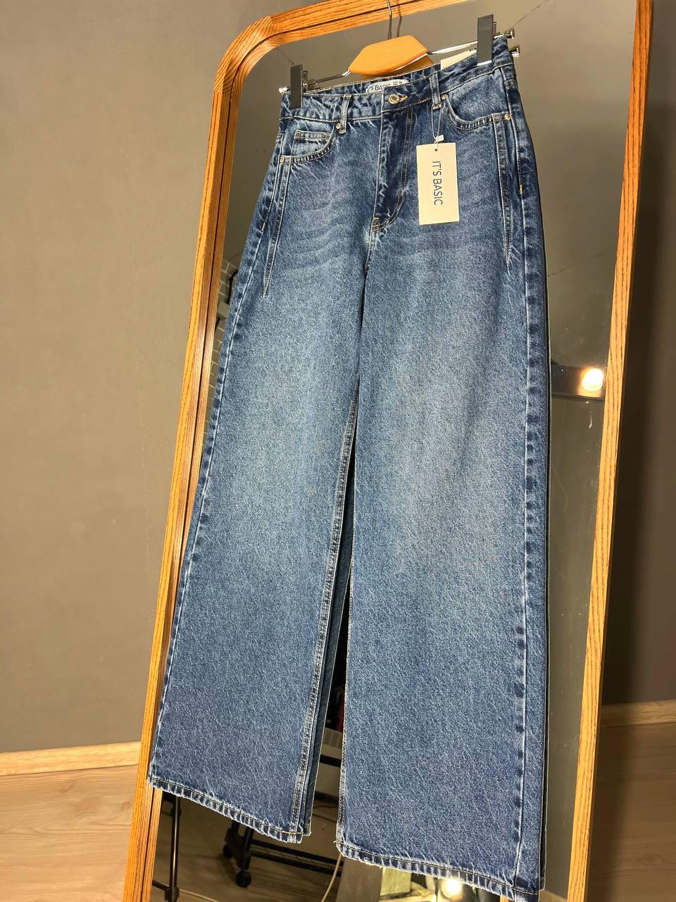 Джинси жіночі ITS Basic 2499 Wide Leg з високою талією рівні від стегна з виточками на стегнах р. 34 Світло-синій (3316) - фото 7 Джинси жіночі ITS Basic 2499 Wide Leg з високою талією рівні від стегна з виточками на стегнах р. 34 Світло-синій (3316) - фото 7