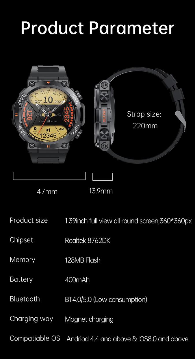 Смарт-часы Smart Storm Black (5126) - фото 17