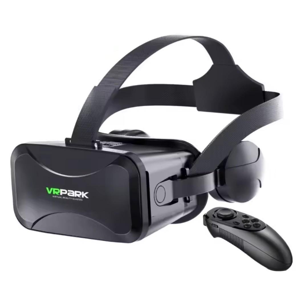 Очки виртуальной реальности VR Park J20 с наушниками и пультом Black (3_06165) - фото 1 Очки виртуальной реальности VR Park J20 с наушниками и пультом Black (3_06165) - фото 1