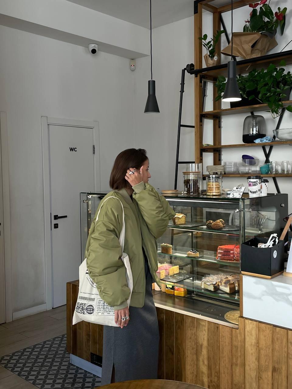 Бомбер зимний женский ZF Inspire 1650 L-XL Хаки (1650-Х-L-XL) - фото 8 Бомбер зимний женский ZF Inspire 1650 L-XL Хаки (1650-Х-L-XL) - фото 8