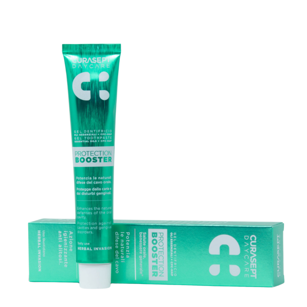 Зубная паста Curasept DAYCARE PROTECTION BOOSTER HERBAL INVASION комплексное действие 75 мл