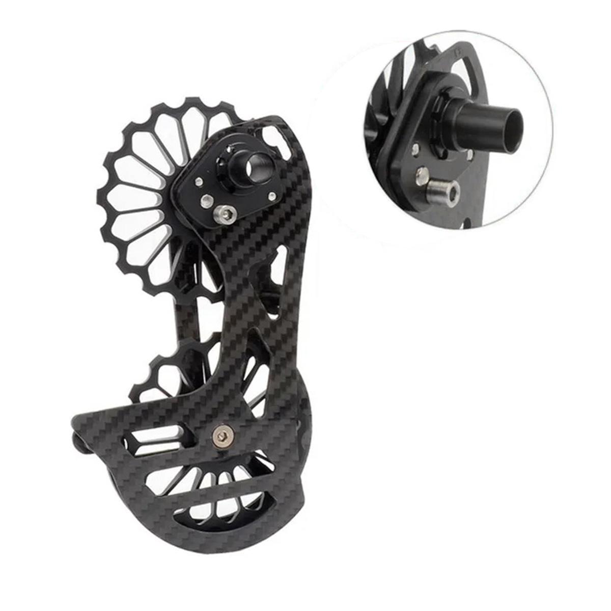 Лапка заднего переключателя карбоновая Race Work SD2 OSPW для Shimano 6700/6770/6800/6870/9000/9070 Черный (3688) - фото 2