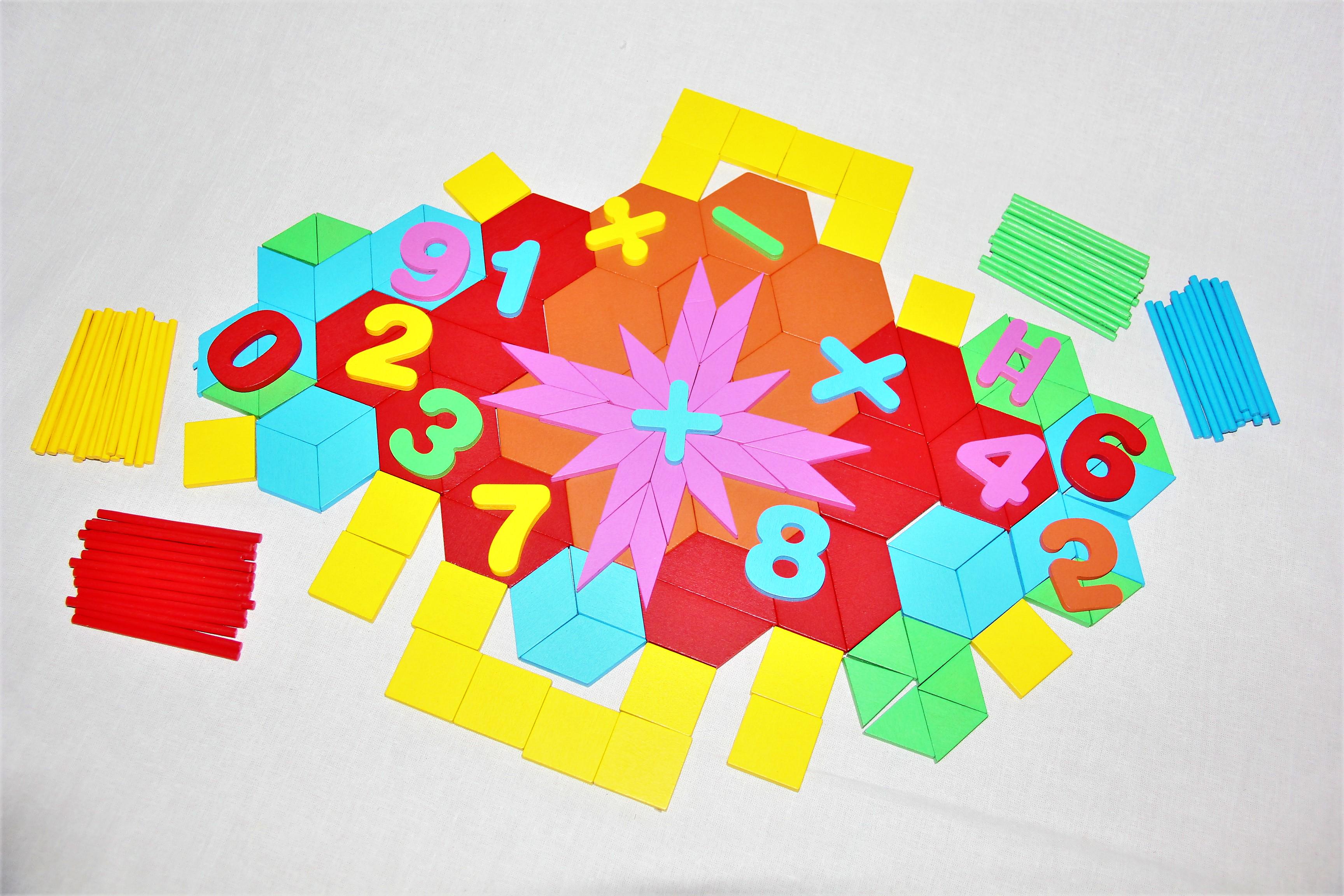 Набір навчальний дитячий Руді Танграм із дерев'яних фігур 36 деталей (10129506) - фото 5