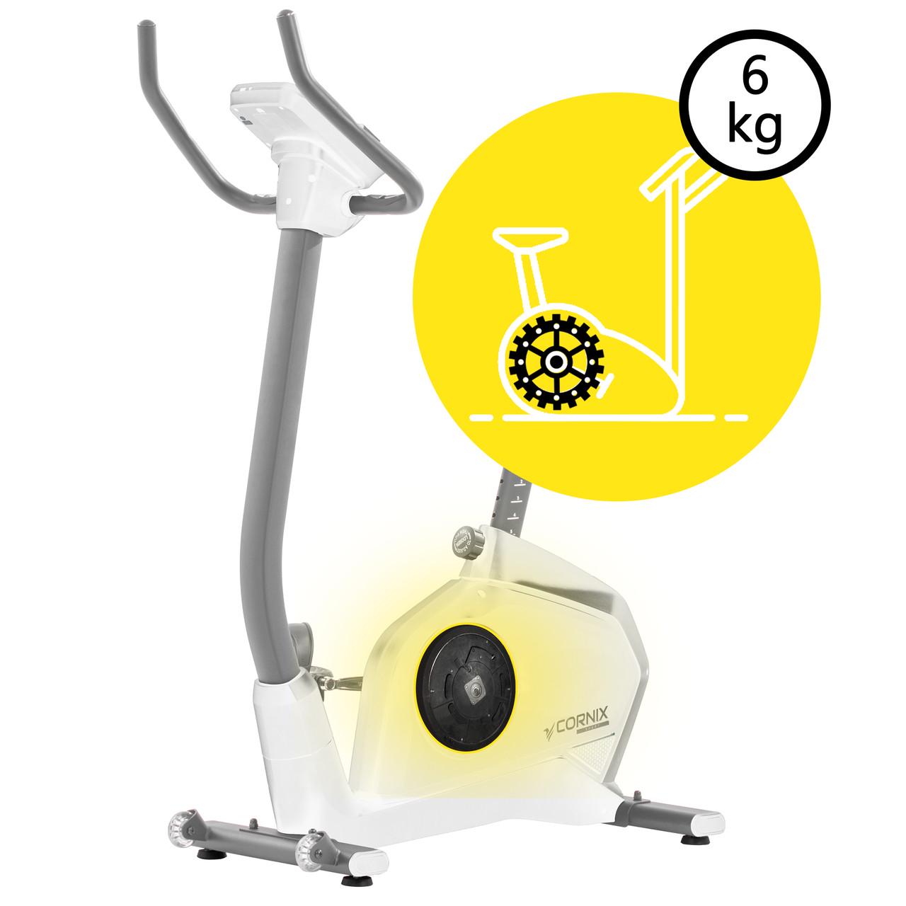 Велотренажер электромагнитный Cornix Amber White/Grey (2670212072) - фото 4 Велотренажер электромагнитный Cornix Amber White/Grey (2670212072) - фото 4