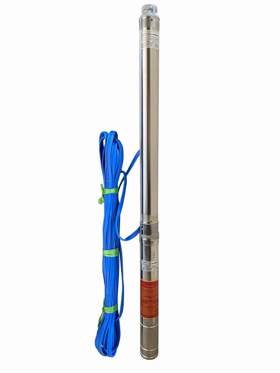 Насос свердловинний з підвищеною стійкістю до піску PM 3SDm2,5/20 0,75 кВт 90 м кабель 15 м (000019671)