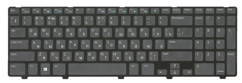 Клавиатура для ноутбука Dell Vostro 2521 матовая (0VPVKN)