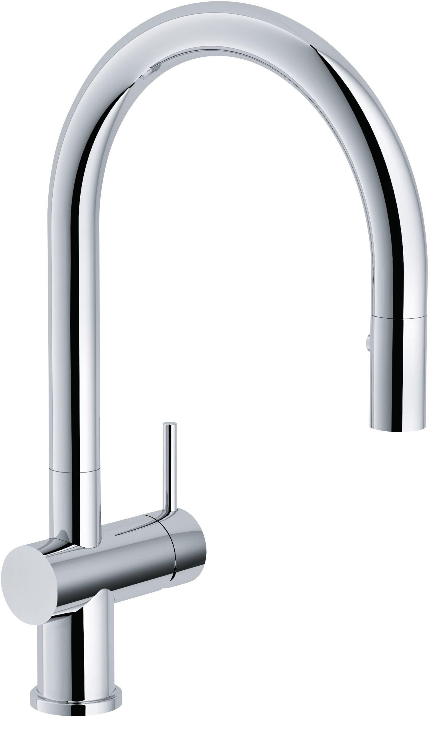 Кухонный смеситель Franke Active Neo с выдвижным изливом и функцией душа с функцией душа Хром (115.0373.961)