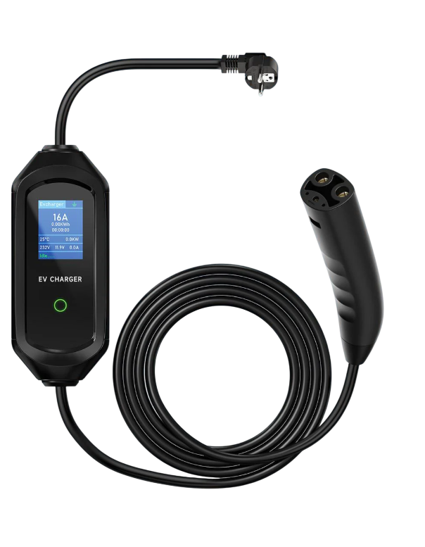 Зарядное устройство для электро автомобиля TESLA 7,2 кВт 5м NACS Tesla 32A 7.2KW WiFi Bluetooth APP Control