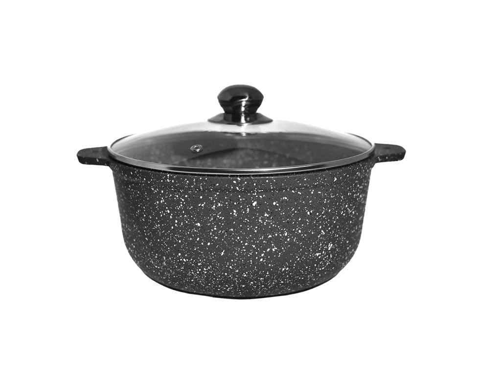 Кастрюля Talko с крышкой 5 л Серый (АS10053)