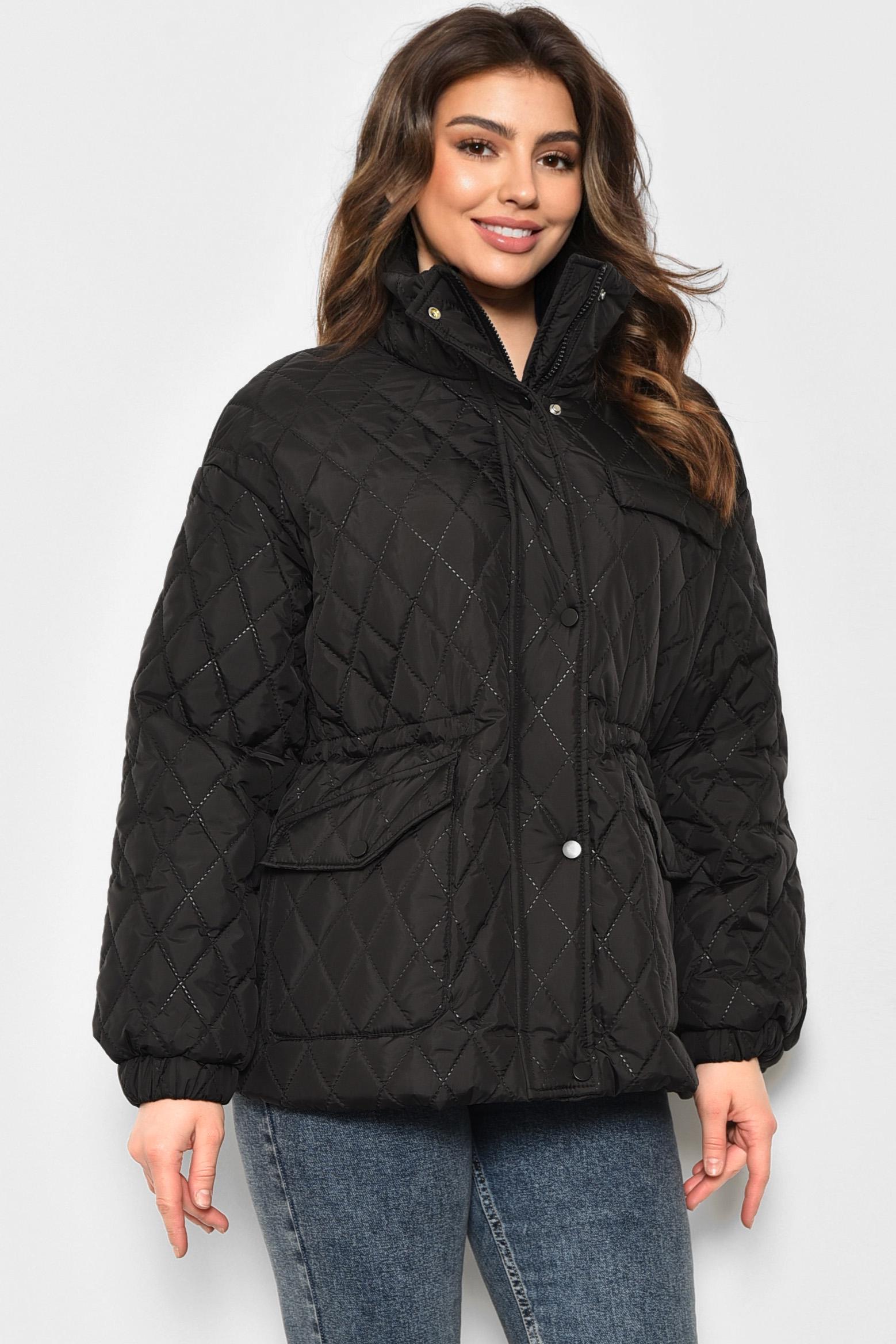 Куртка жіноча демісезонна L Чорний (175904)