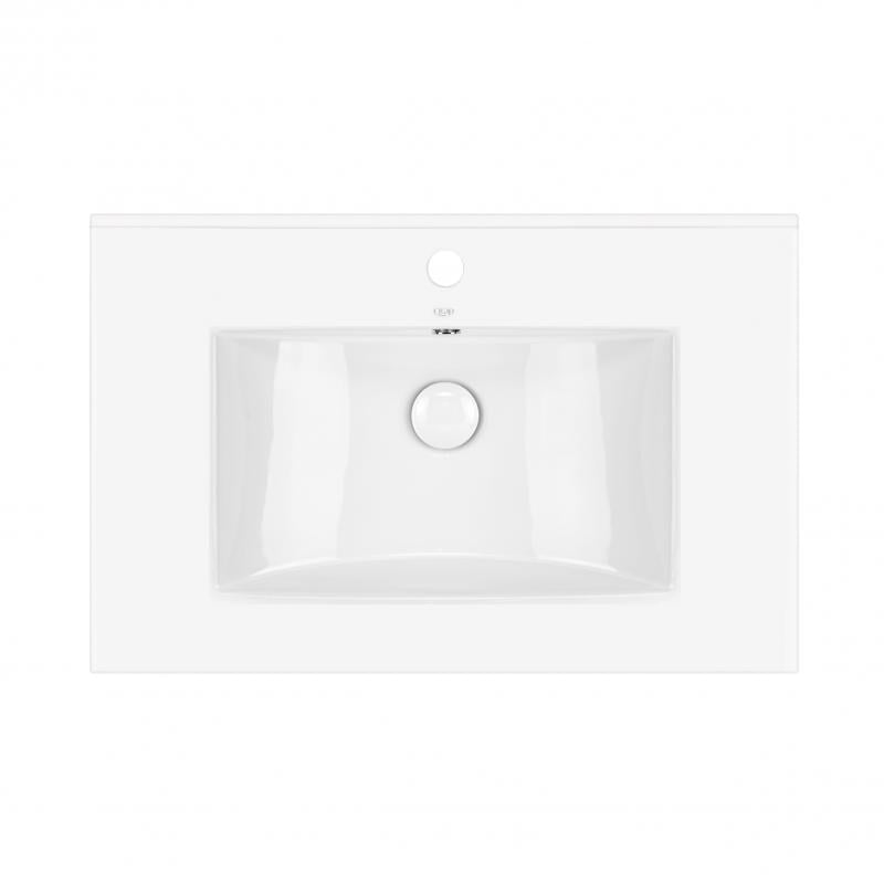 Раковина Qtap Albatross с донным клапаном 700х460х180 см White (QT01113070CW)