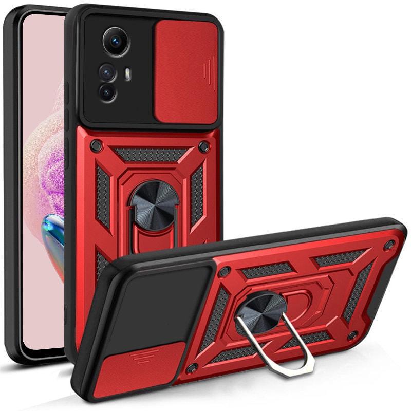 Чехол с защитой камеры 3DGuard Xiaomi Redmi Note 12S Red (33876-2D)