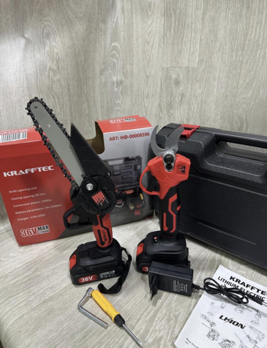 Набір електроінструментів акумуляторний KRAFFTEC 36 V/4 Аh (54345) - фото 8