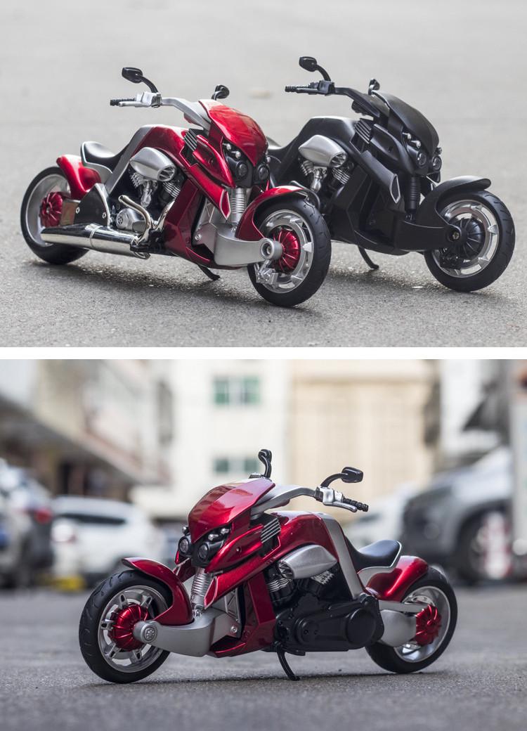 Іграшковий мотоцикл металевий TK Group Travertson V-REX 1:12 для дітей звук/підсвітка/амортизація (28443801) - фото 5 Іграшковий мотоцикл металевий TK Group Travertson V-REX 1:12 для дітей звук/підсвітка/амортизація (28443801) - фото 5