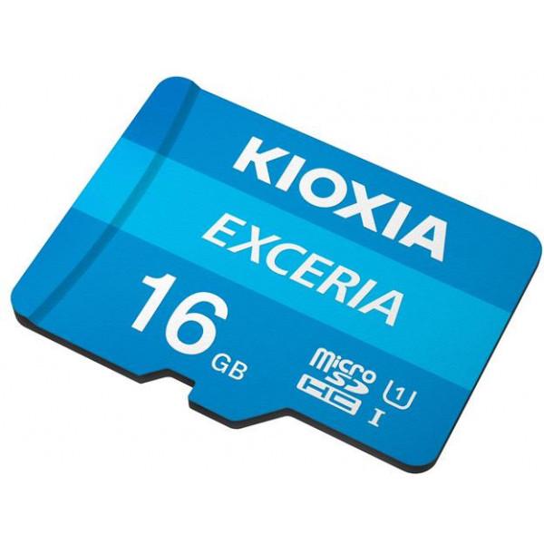 Карта пам'яті Kioxia MicroSDHC 16GB UHS-I Class 10 Exceria R100MB/s (LMEX1L016GG2) + SD-адаптер - фото 3