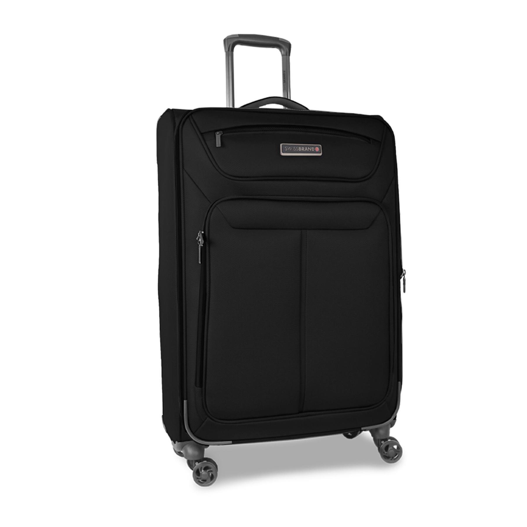 Чемодан Swissbrand Austria S Black (SWB_LEAUS001S)