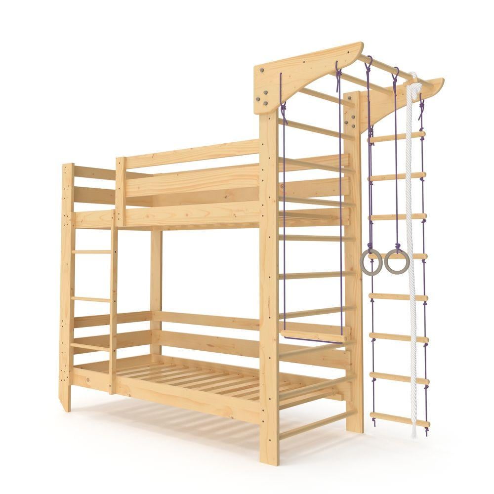 Ліжко двоярусне спортивне SportBaby Babyson 9 80x190 см (2690873660) Ліжко двоярусне спортивне SportBaby Babyson 9 80x190 см (2690873660)