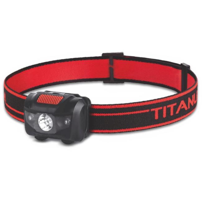 Фонарик налобный TITANUM TLF-H01 светодиодный Черный (21028031)