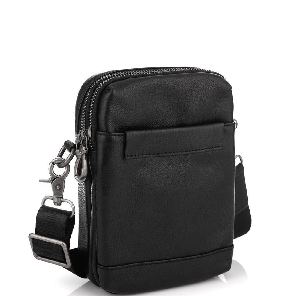 Сумка через плечо кожаная Tiding Bag 1631A Черный (2656559535)