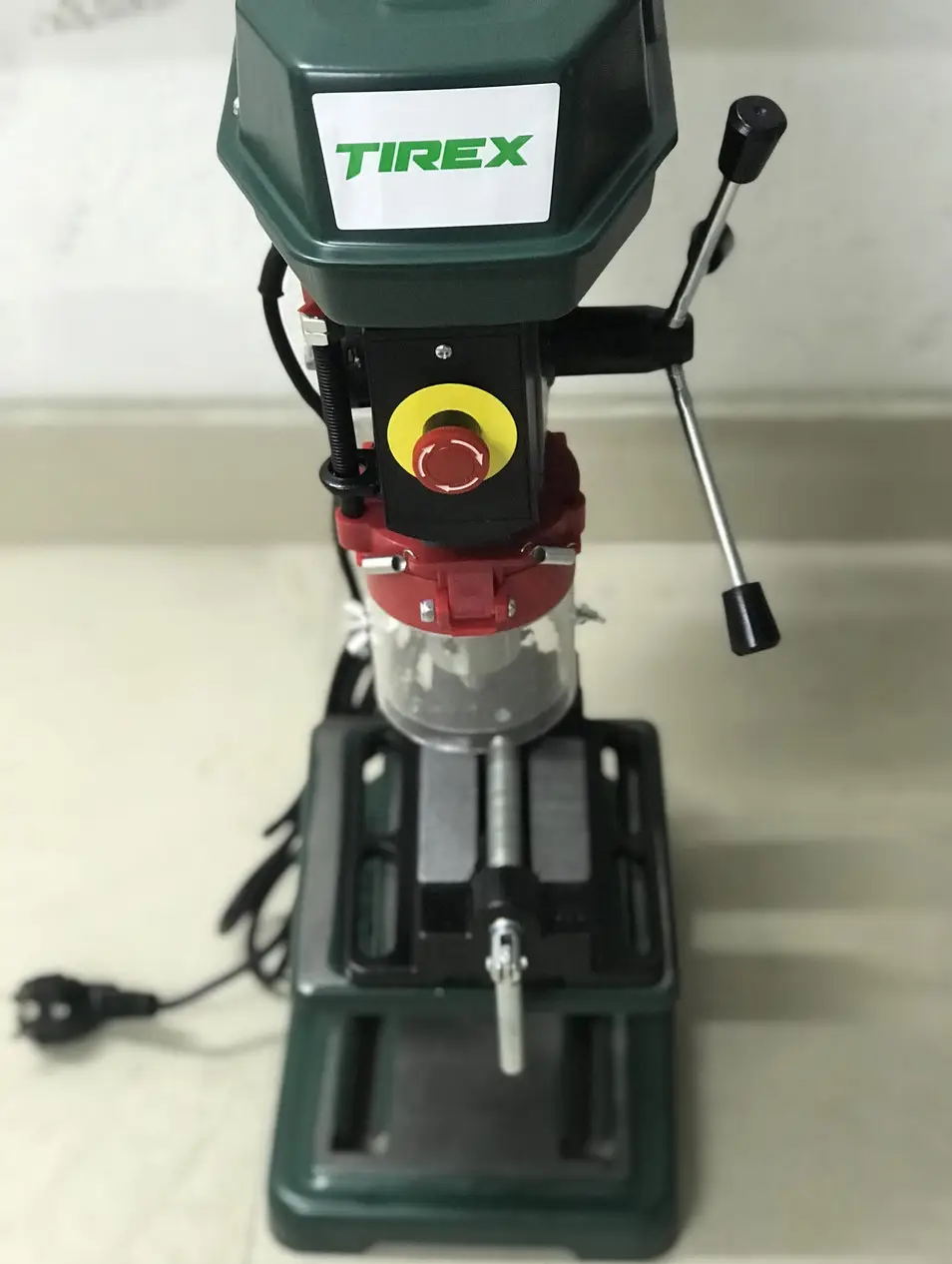 Сверлильный станок TIREX TRDP16 1600W и металлический шкив - фото 5