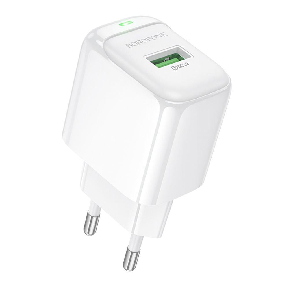 Зарядное устройство сетевое Borofone BAS42A PD 18W QC 3.0 White (29caa1-2209712)