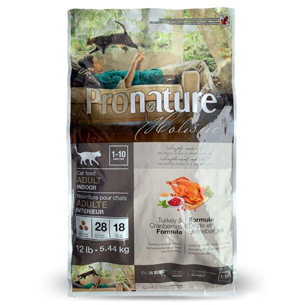 Корм сухой для котов Pronature Holistic Turkey & Cranberries 5,44 кг (21900565)