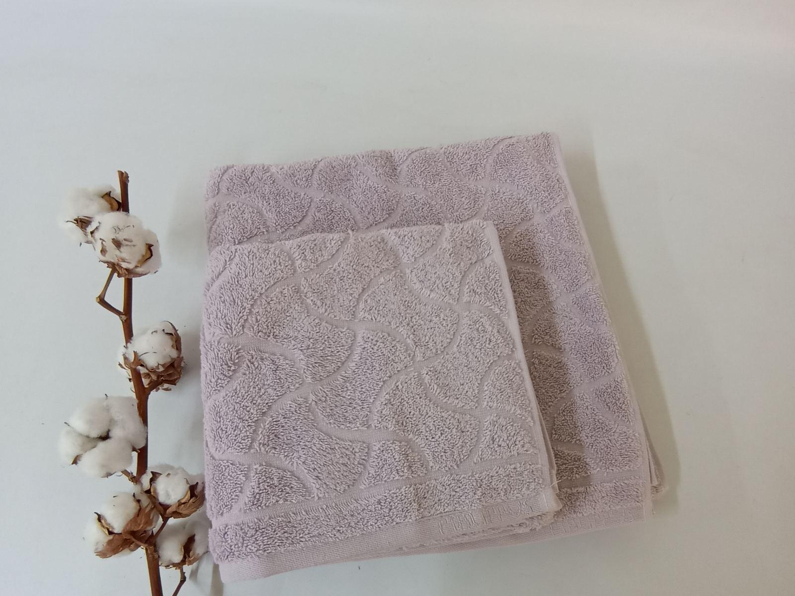 Набор полотенец Philippus Cosmos Cross Cotton 2 шт. Лиловый (A459)