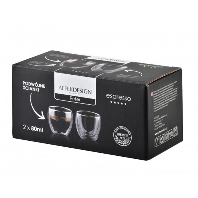 Набор термических стаканов Peter 2 шт. 80 мл (35670) - фото 3 Набор термических стаканов Peter 2 шт. 80 мл (35670) - фото 3