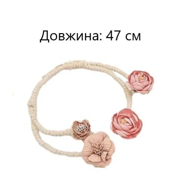 Набор зажимов для штор 2 шт. Пудровый (C01179) - фото 5 Набор зажимов для штор 2 шт. Пудровый (C01179) - фото 5