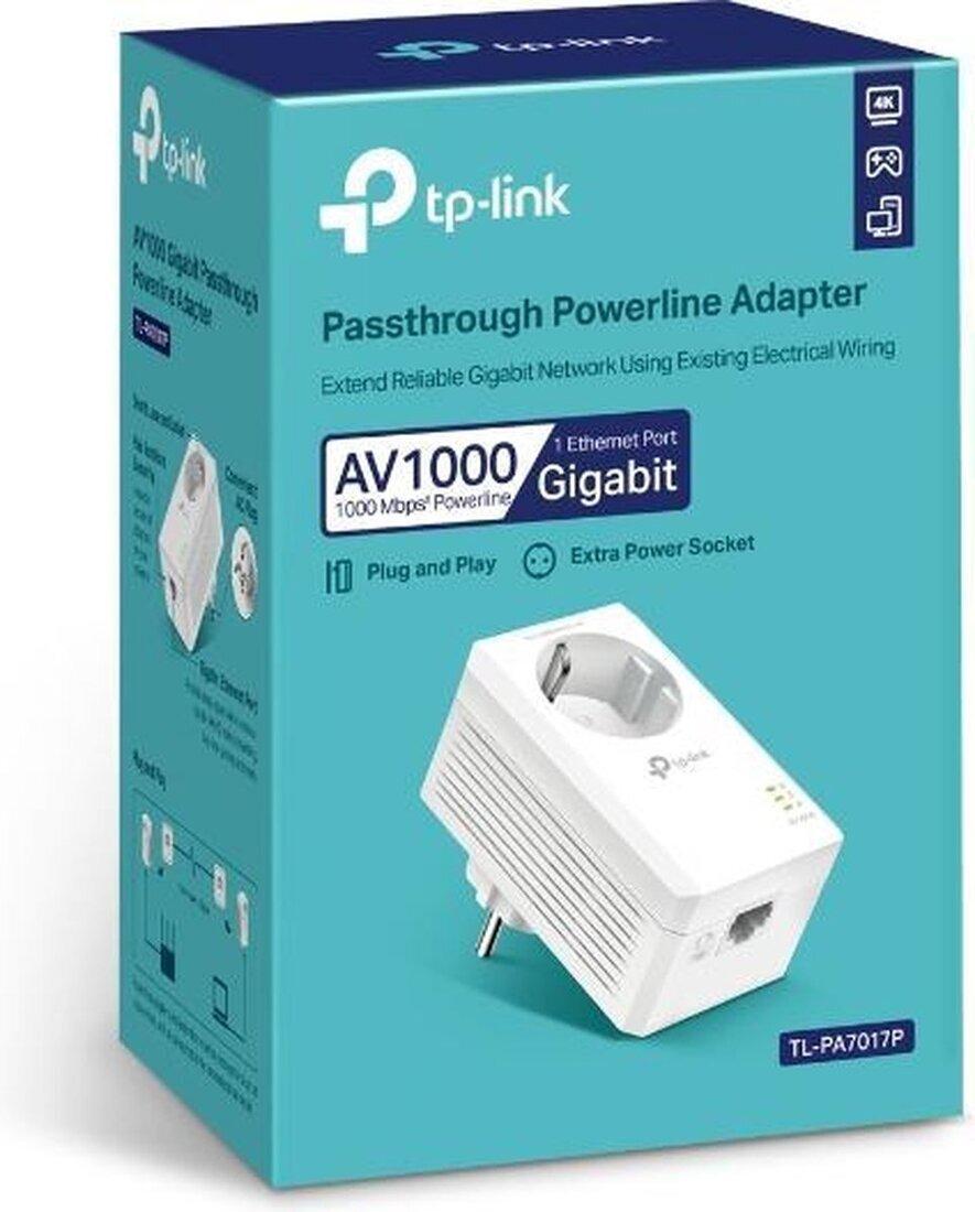 Адаптер TP-Link Powerline TL-PA7017P 1000 Мбит/с (581633) - фото 5 Адаптер TP-Link Powerline TL-PA7017P 1000 Мбит/с (581633) - фото 5